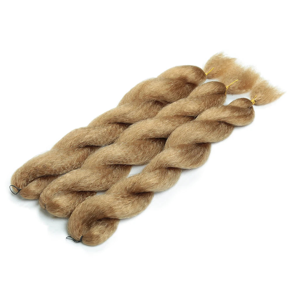 Synthetic Crochet Vixen Bundles 26 inch Kinky Straight Crochet Hair for Black Women Premium Synthetic Fibers Crochet Braids