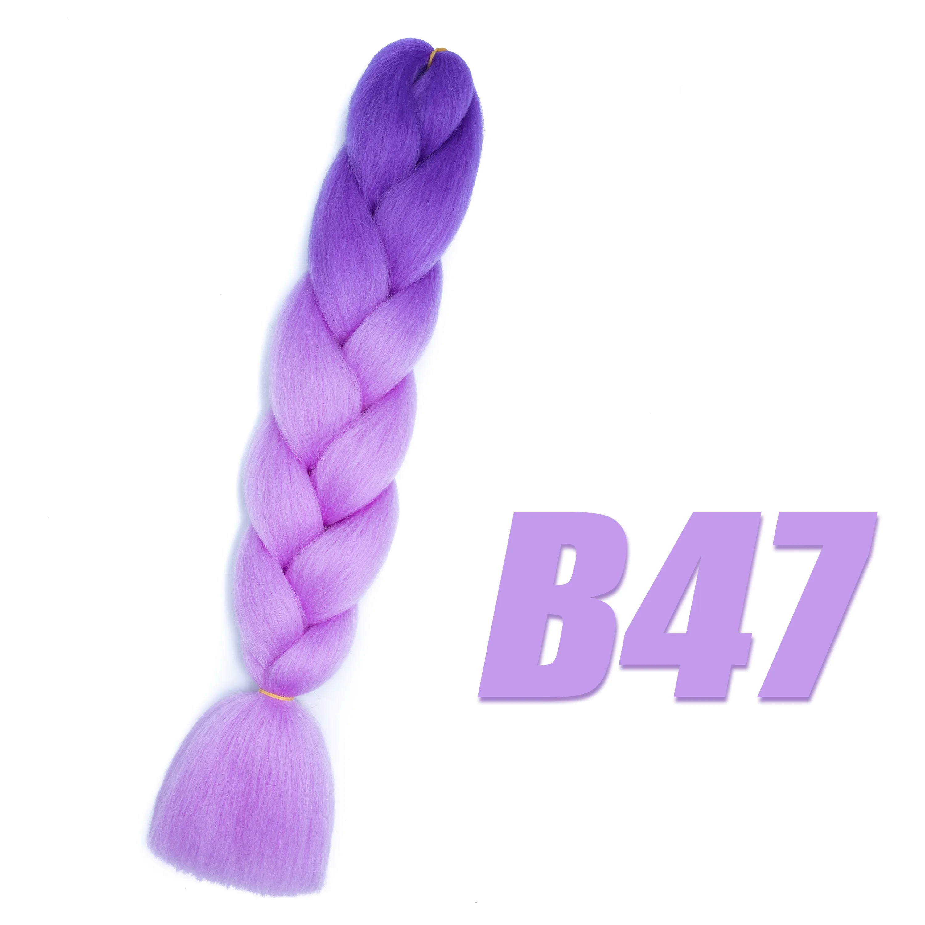 Synthetic Kanekalon Crochet Hair Braiding Hair Pre Stretched Curly Jumbo Braids Extensions Hair Accessories For Girls Braids