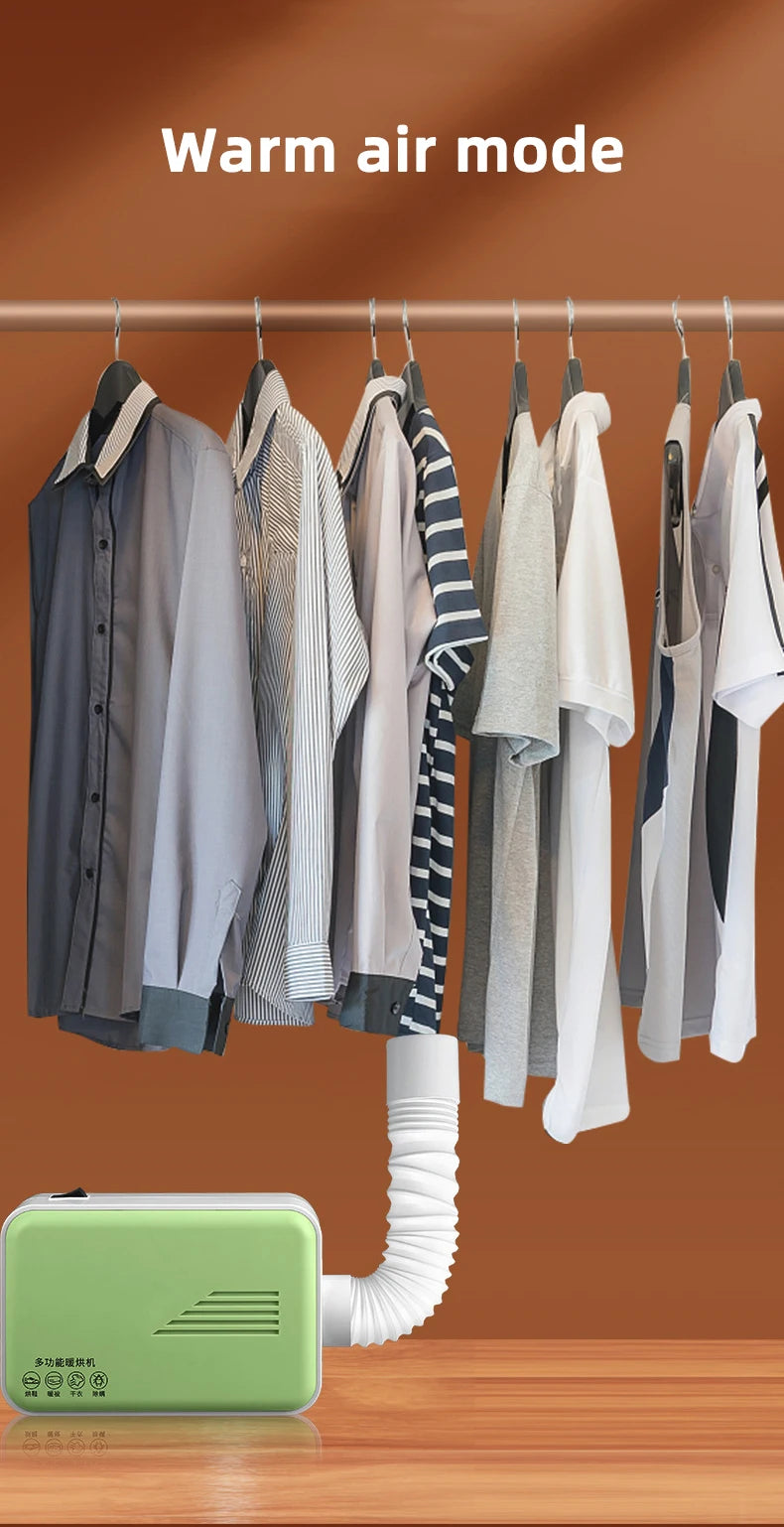 110V/220V Electric Clothes Dryer Laundry Multifunction Quickly Drying Clothes Shoes Warm air Clothes Dryer Heater Drying Machine