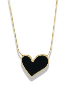 Merci Girl 18K Gold-Plated Triple-Layer Pendant Necklace — Stainless Steel, Waterproof & Colorfast