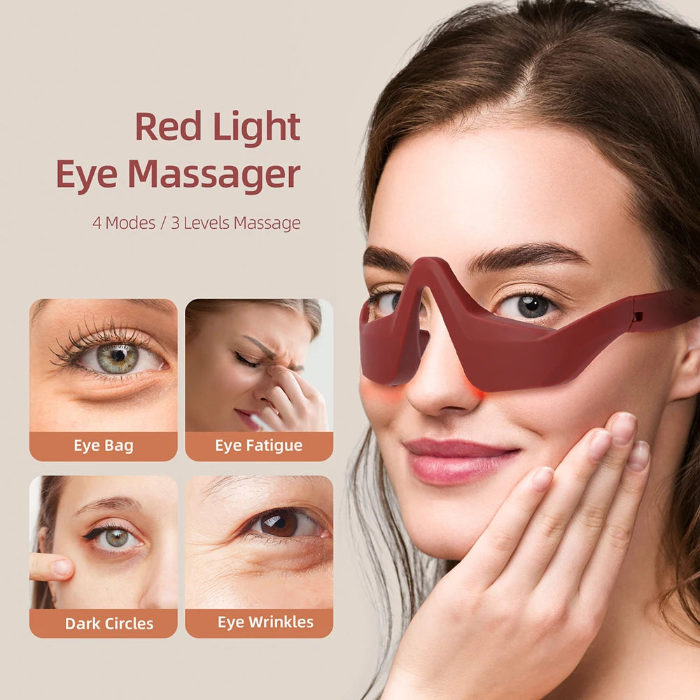 Eye Massager 3D Eyes Relax Massager Fatigue Relief Lighten Dark Circles Smooth Eye Fine Line Beauty Eye Care
