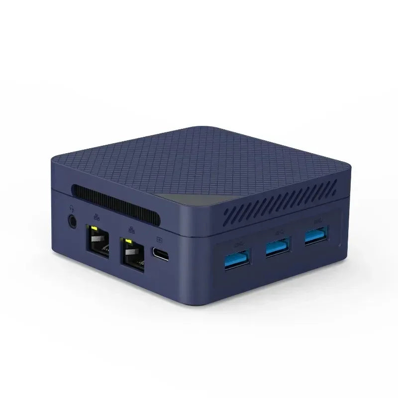 N150 Mini PC — Dual Gigabit LAN, Triple Display (DP), 4K Playback, 12GB RAM, 500GB Storage