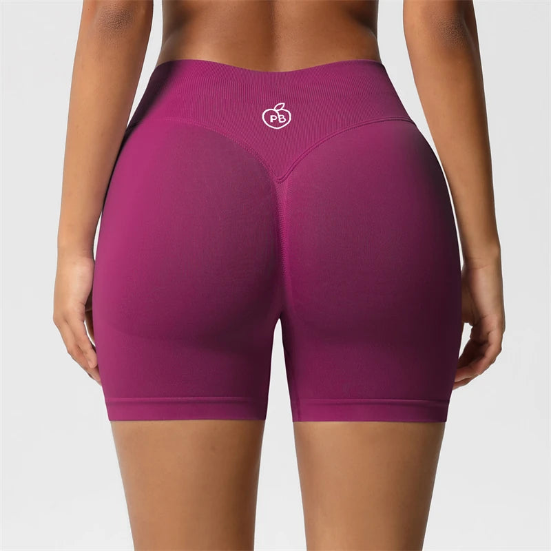 DARC·WOLVES Seamless Booty-Lift Biker Shorts — 3D Shaping Fit, High-Waist Compression for Women’s Workout & Everyday Style