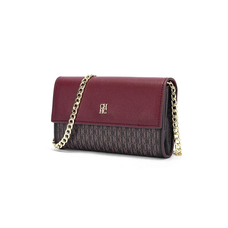 CH Exquisite Craftsmanship Women's Chain Bag Light Luxury Design Temperament Women's Crossbody Bag New 2025 Classic Chain Bag