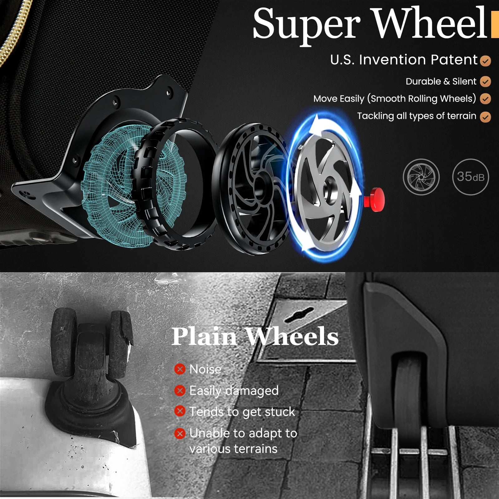 Laptop Bag Business Trolley Bags Carry-On Underseat Airlines Luggage Travel Bag with Wheels Women Men Briefcase for Men Women