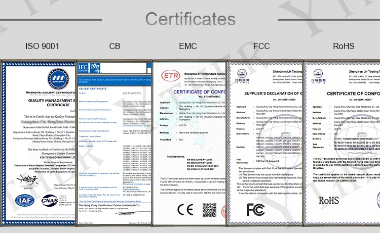 Full Display LED TV 50inch 4K Ultra HD WebOS Android TV 55 65 75 Inch Smart TV