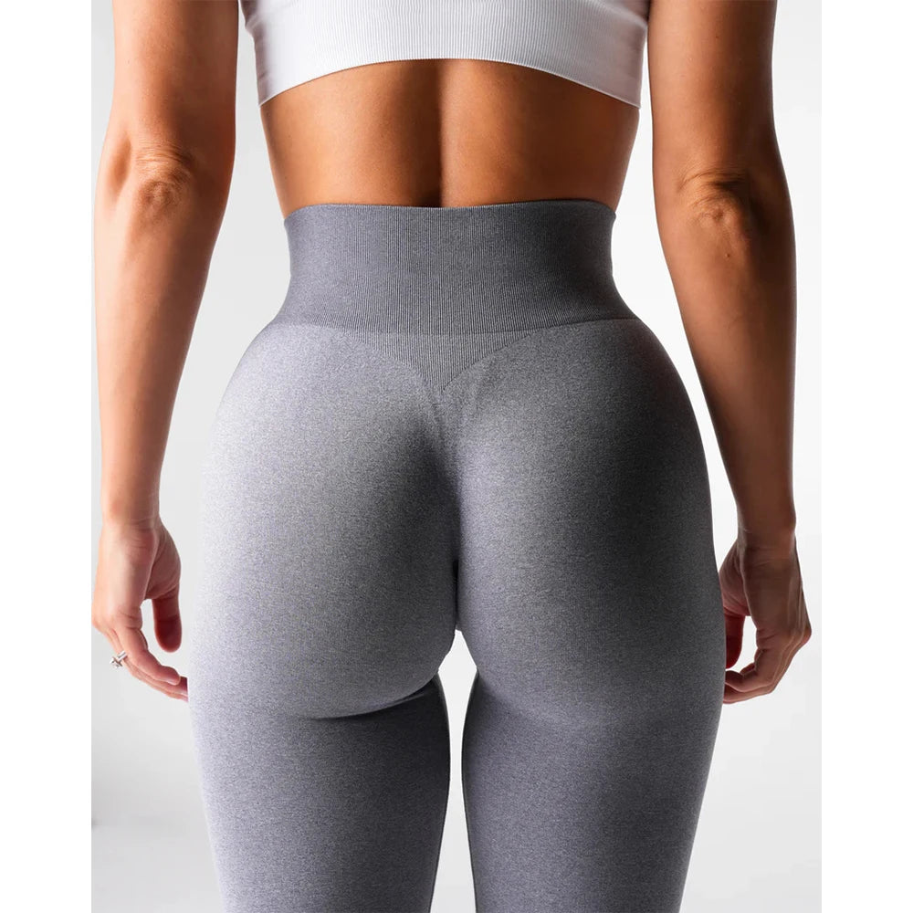 Effortless Flare Leggings — Seamless High-Waist Yoga Pants, Second-Skin Soft