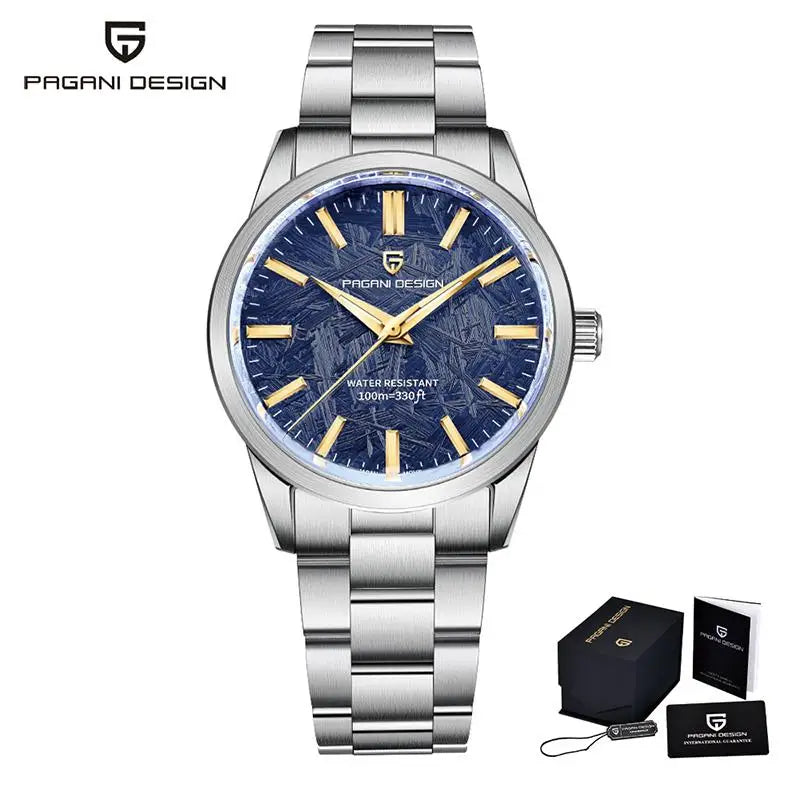 PAGANI DESIGN PD1734 40mm Men's Quartz Wristwatches TMI VH31 Luxury Sapphire Stainless Steel 100M Waterproof Reloj Hombre