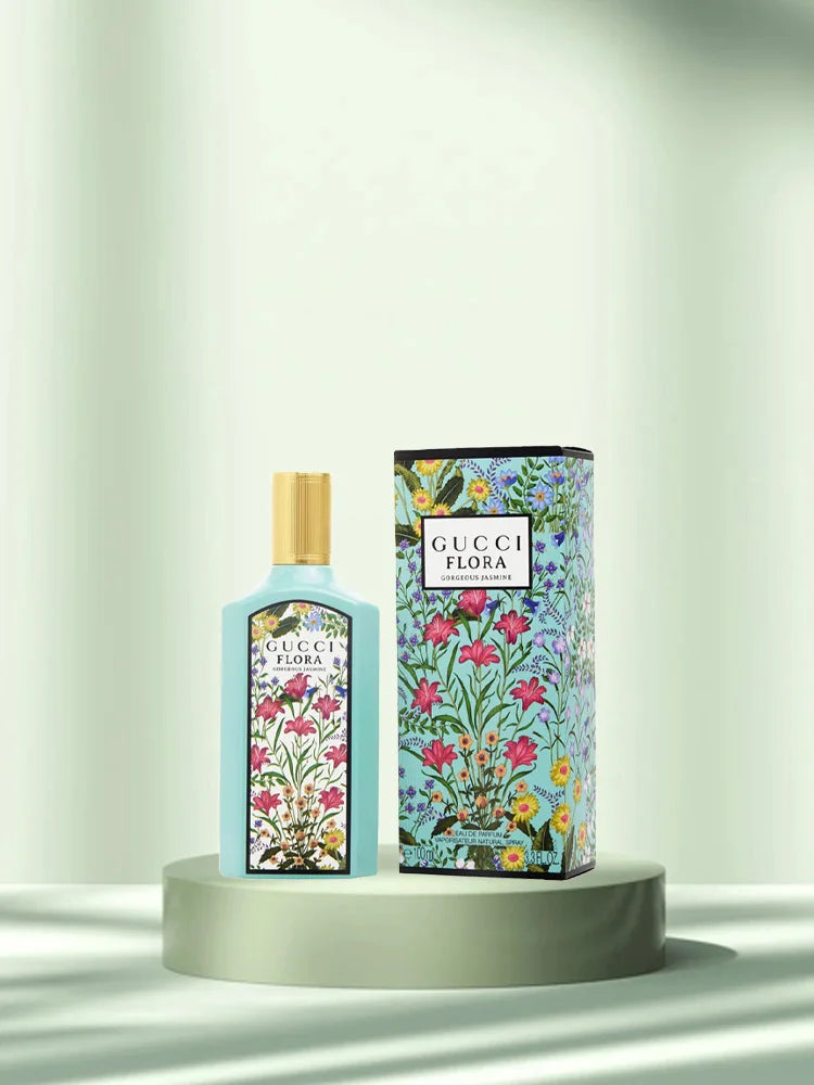 Gucci Flora Gorgeous Jasmine women Eau De Parfum Spray 100ml Floral Notes Original Long-Lasting Fragrance