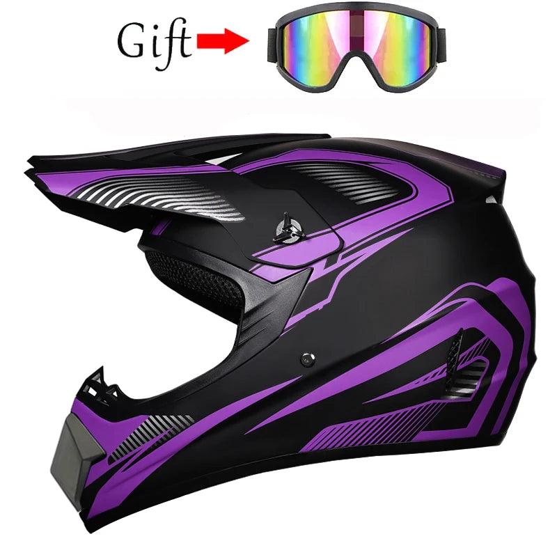 ORZ Kids Motocross Helmet | DOT-Certified Off-Road & Downhill Helmet for Children