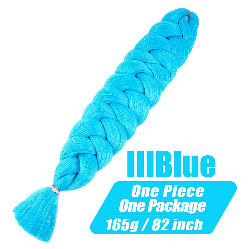 High-end Wigundle Kanekalon Crochet Hair Braiding Hair Extensions For Women Jumbo Braids Pre Stretched Synthetic Hair X pression