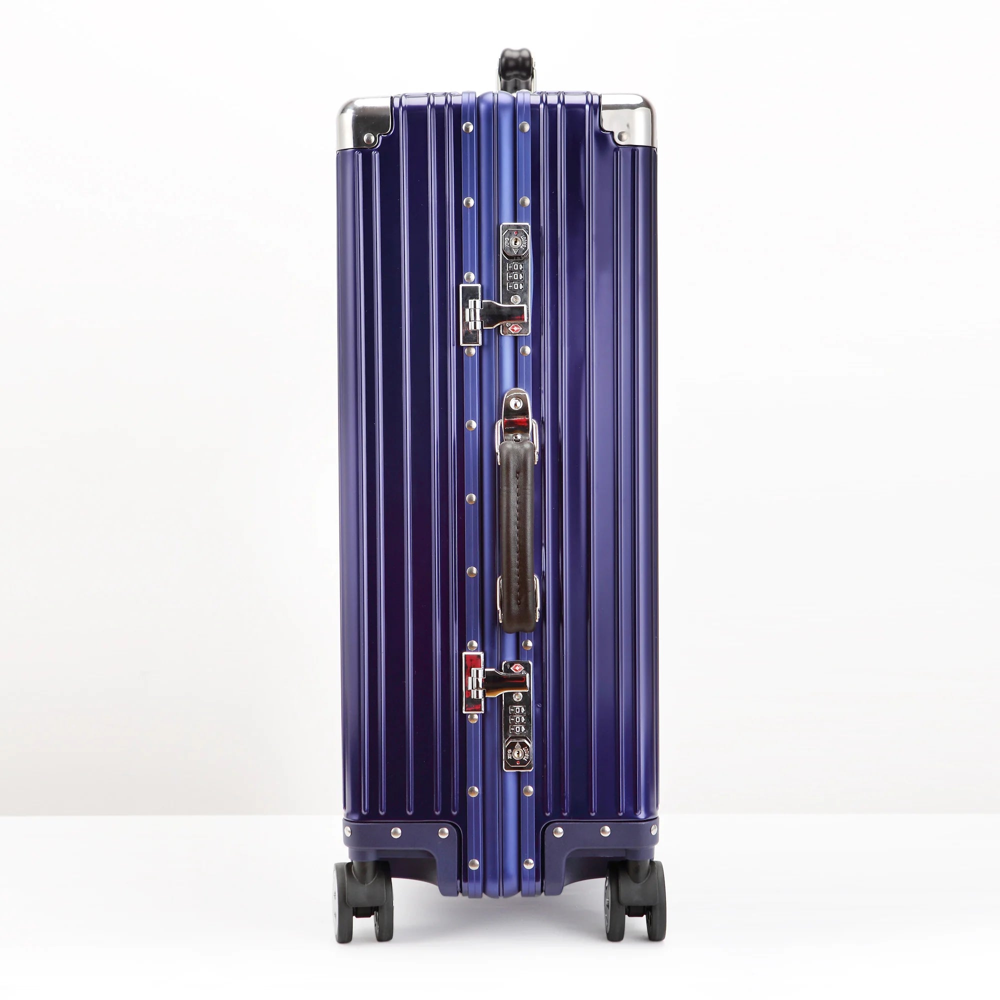 All Aluminum-magnesium Alloy Travel Suitcase High Quality Rolling Luggage 20/24/26/29'' Retro Trolley Case Bag Carry-On Boarding