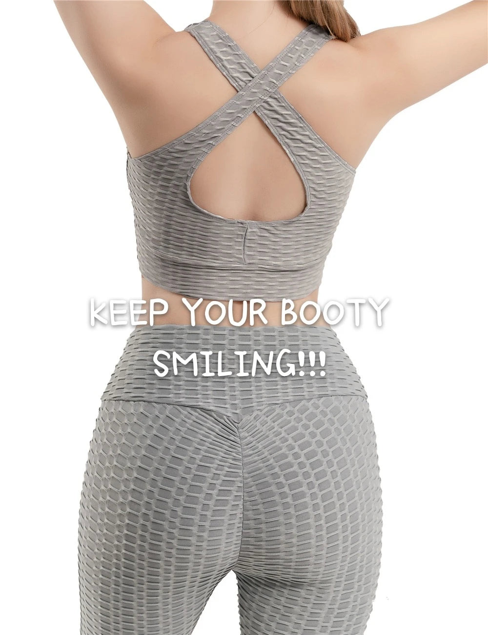 BubbleBump™ Seamless Booty-Lift Leggings — High-Waist Textured Yoga Pants for Women