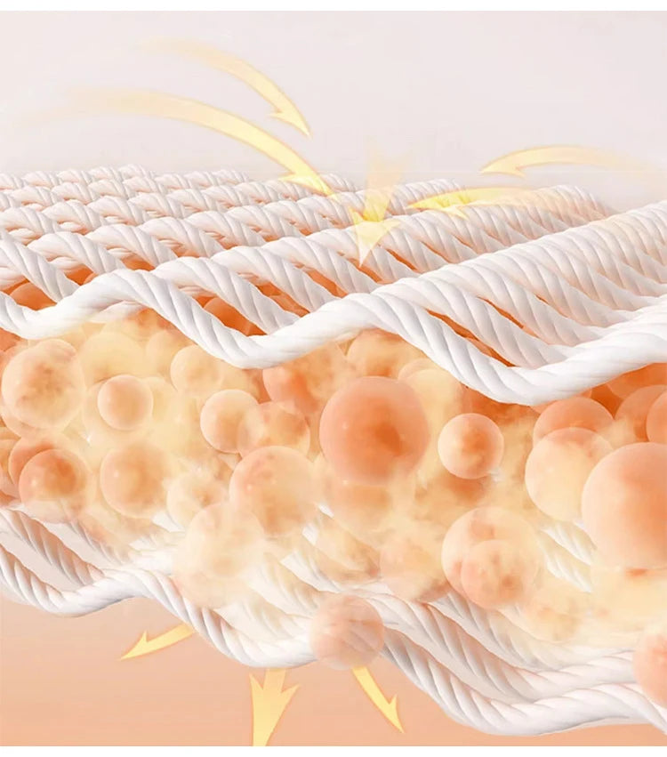 BIVIGAOS Snowflake Velvet Warm Sharkskin Leggings — Fleece-Lined High-Waist Winter Pants for Women