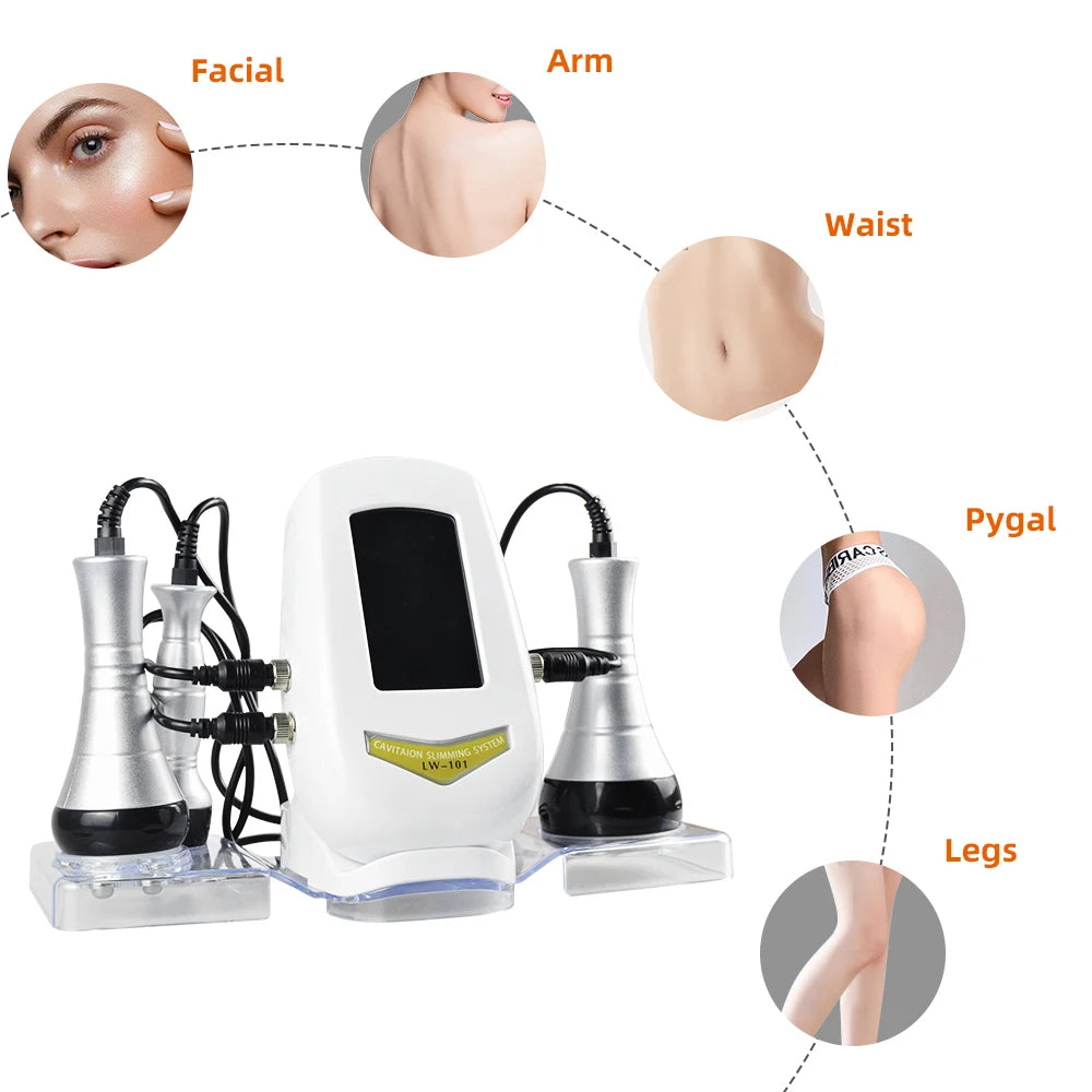 3/4-in-1 40K Body Slimming Massager Cavitation Machine Multi-Functional Device Face Body Tightening Lifting  Beauty Salon