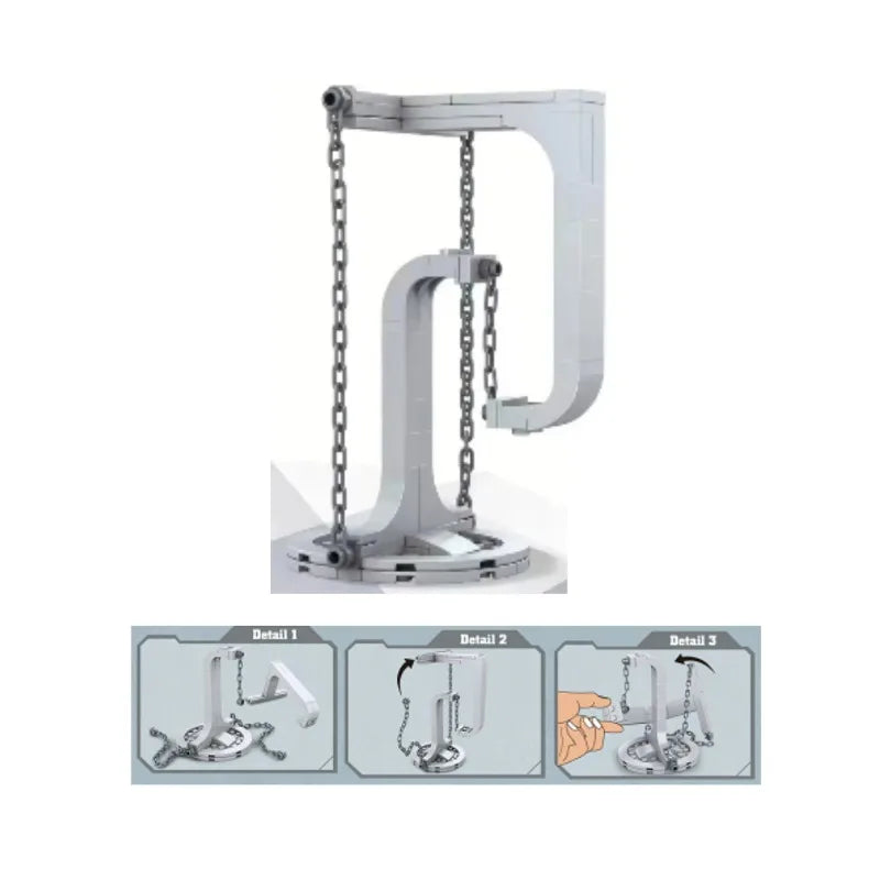 New Creative Desktop Decorative Shrimp Building Blocks Balance Frame Billiards Model Kit MOC Puzzle Assembly Toys & Gifts