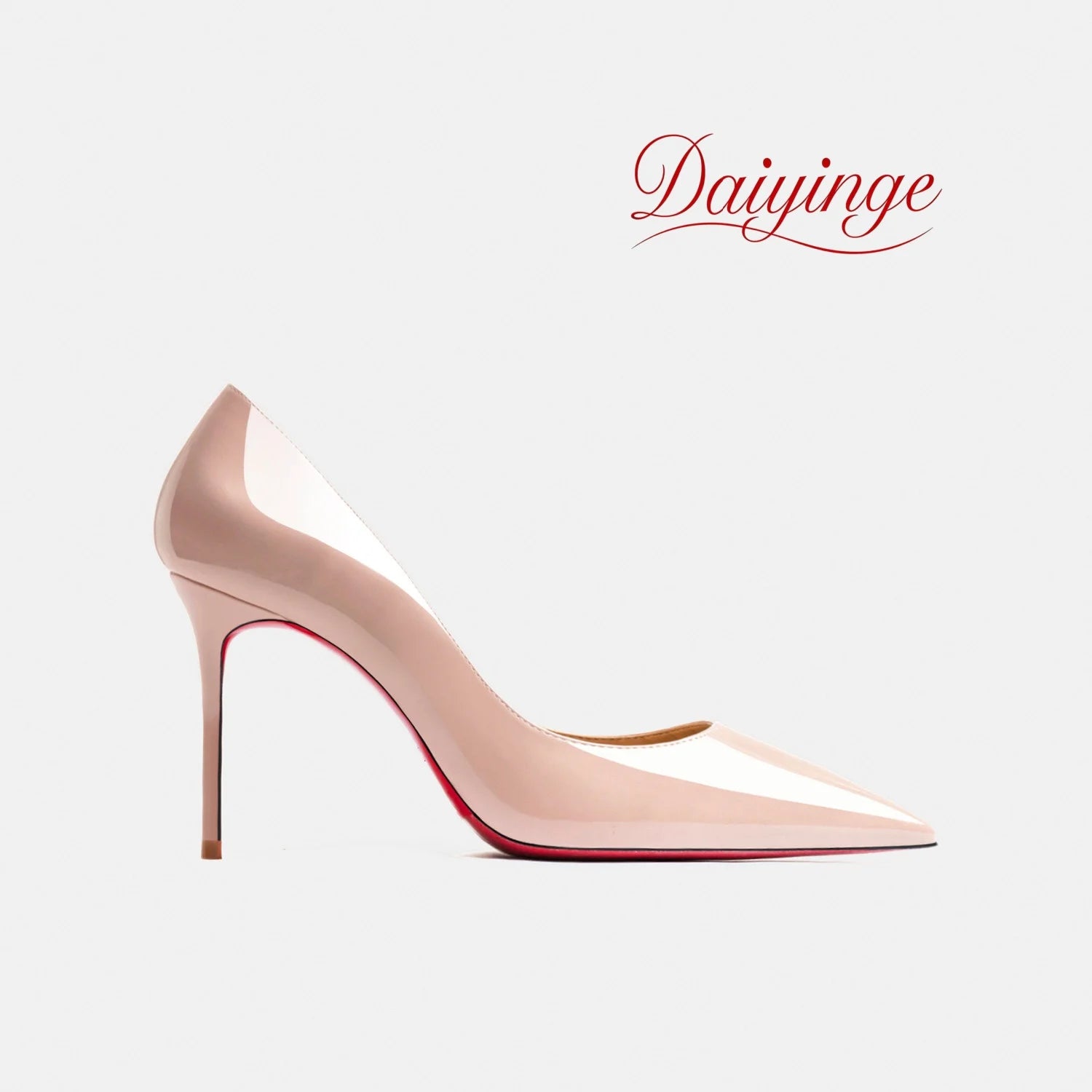 Heels For women 2026 Trend Leather Luxury Red Bottom High Heels 12cm Pointed Toe Stiletto Pumps Elegant Sexy Party Wedding Shoes