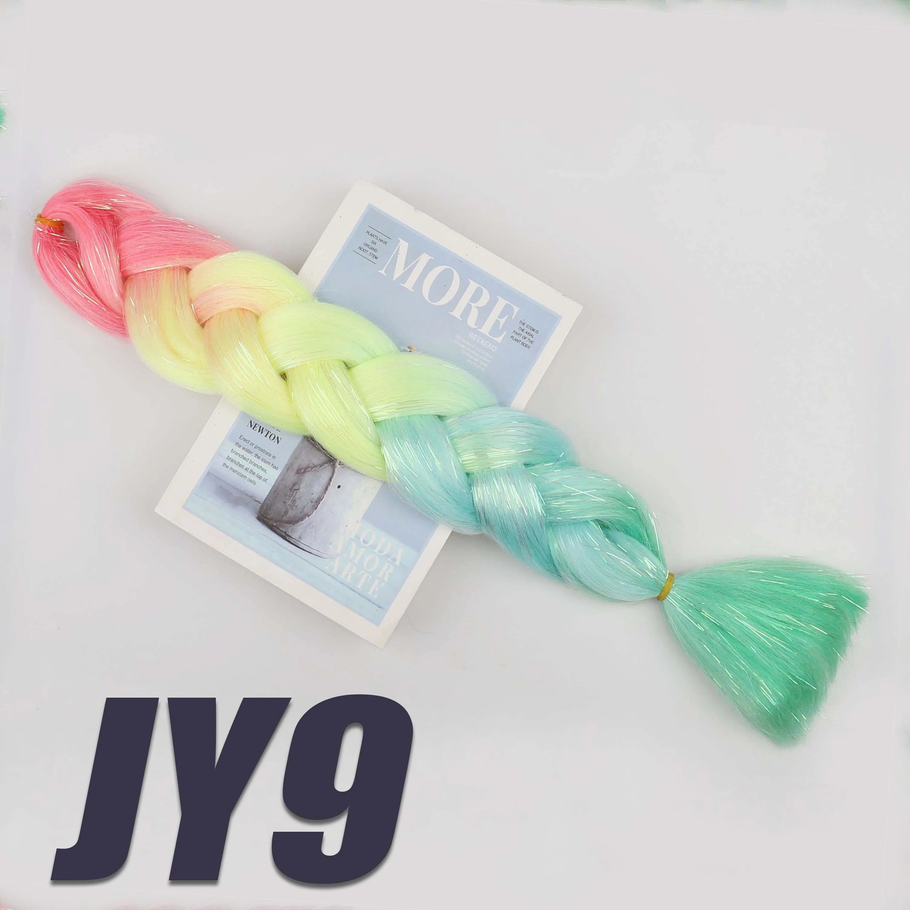 Synthetic Kanekalon Crochet Hair Braiding Hair Pre Stretched Curly Jumbo Braids Extensions Hair Accessories For Girls Braids