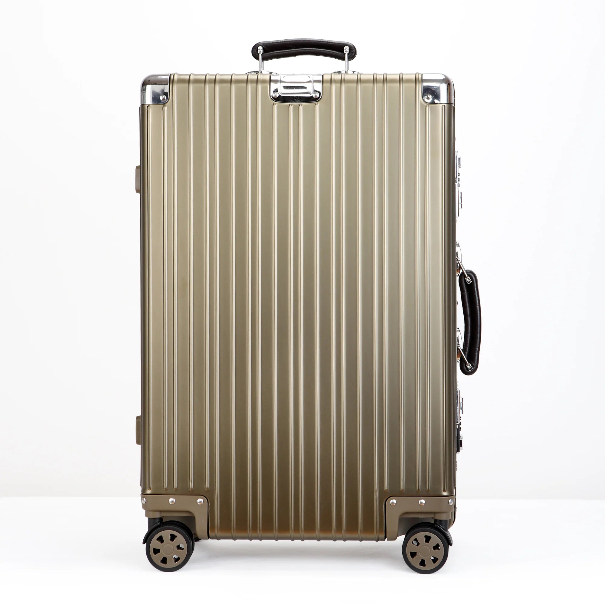 All Aluminum-magnesium Alloy Travel Suitcase High Quality Rolling Luggage 20/24/26/29'' Retro Trolley Case Bag Carry-On Boarding
