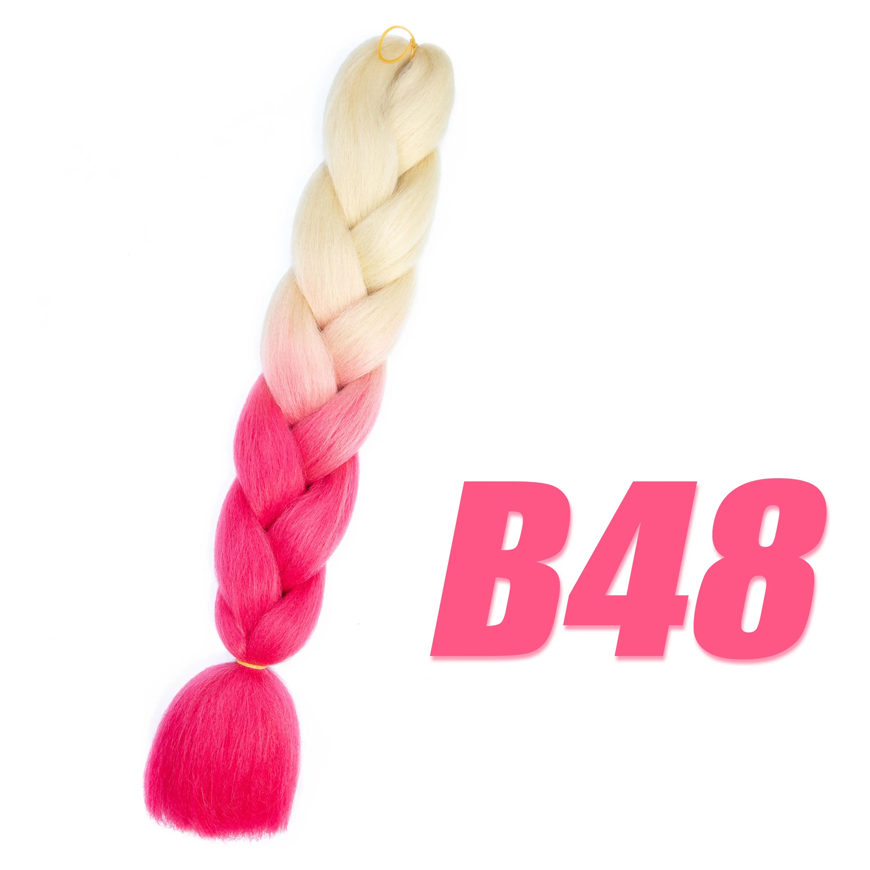 Synthetic Kanekalon Crochet Hair Braiding Hair Pre Stretched Curly Jumbo Braids Extensions Hair Accessories For Girls Braids