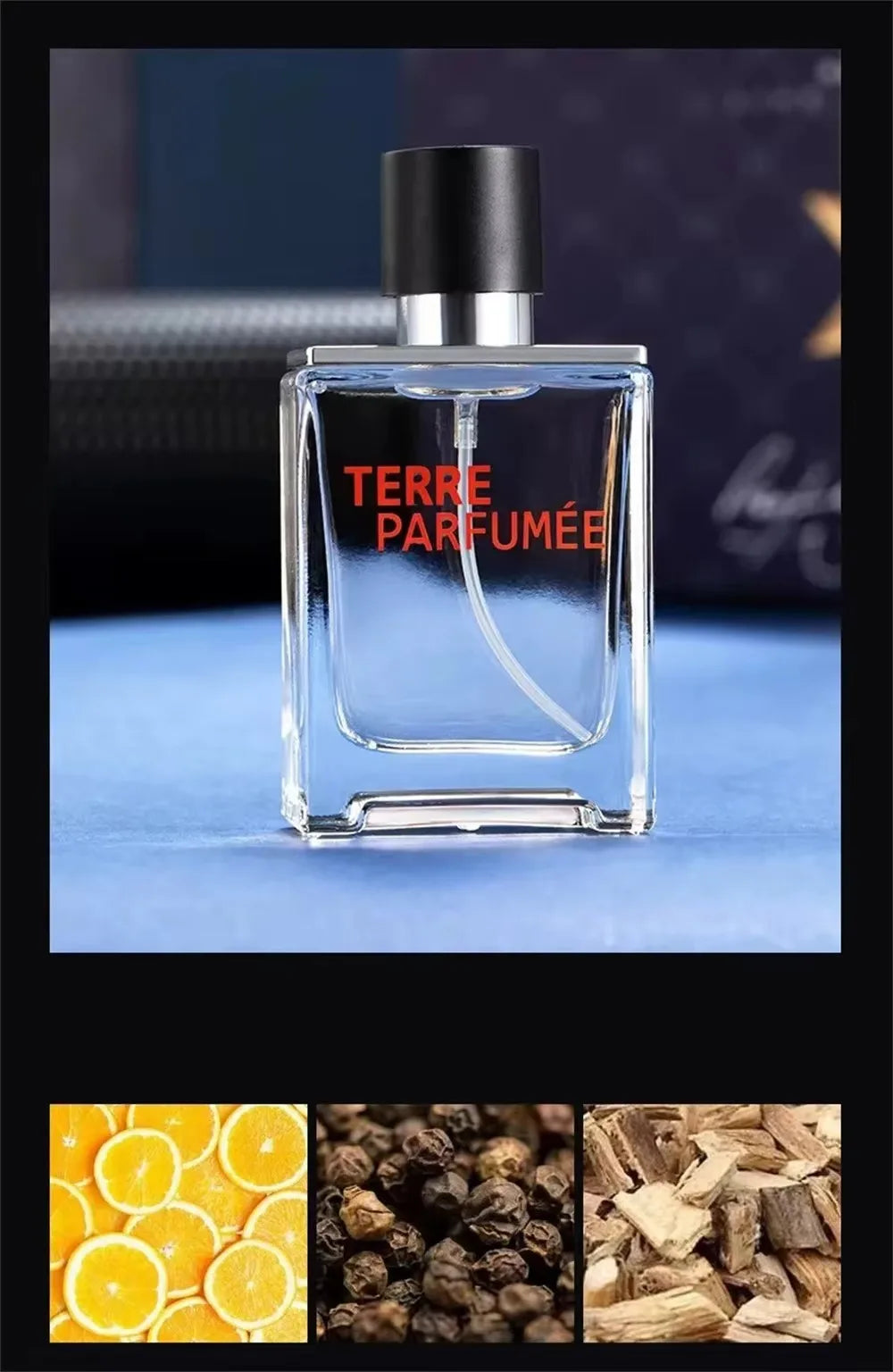 4Pcs Set Luxury Brand Perfume Men Cologne Parfums Homme Gift Box  100ml Perfumes Masculinos Natural Floral Fruity Scent Spray