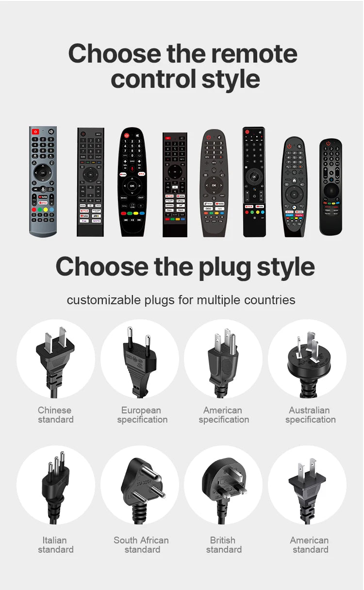 OEM 43/55/65/70 Inch Android Smart TV - 4K UHD FHD Google TV for Hotel Commercial Use, WiFi & HDMI