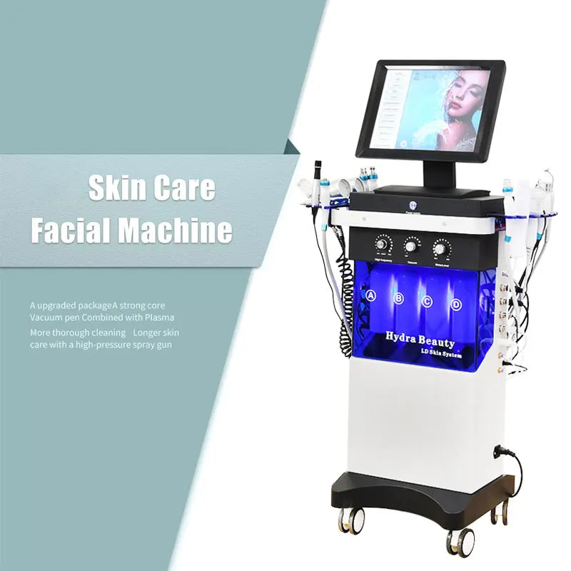 14 In 1 hydro facial  Machine Skin Peeling hydra beauty facial Hydradermabrasion Korea Aqua Peel Machine beautiful equipment