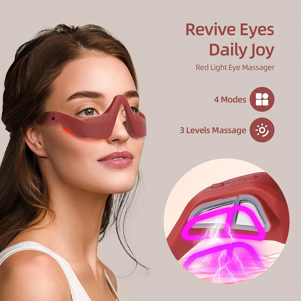 Eye Massager 3D Eyes Relax Massager Fatigue Relief Lighten Dark Circles Smooth Eye Fine Line Beauty Eye Care