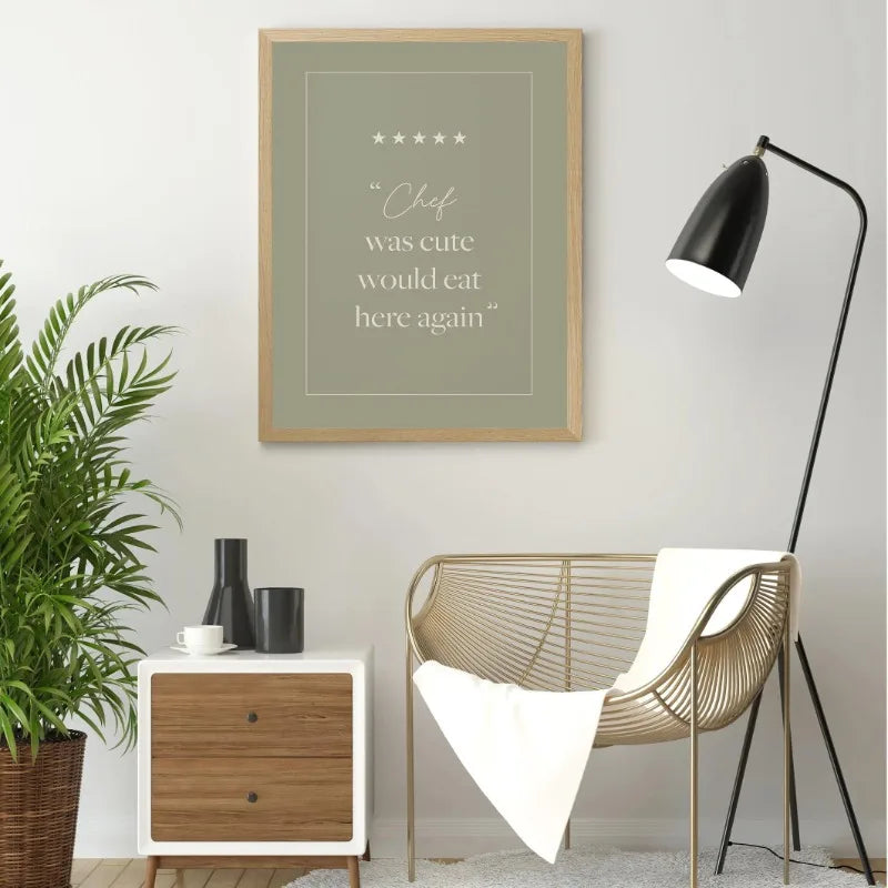 Minimalist Vegetable Canvas Wall Art – Sage Green Botanical (Onion & Carrot) Poster