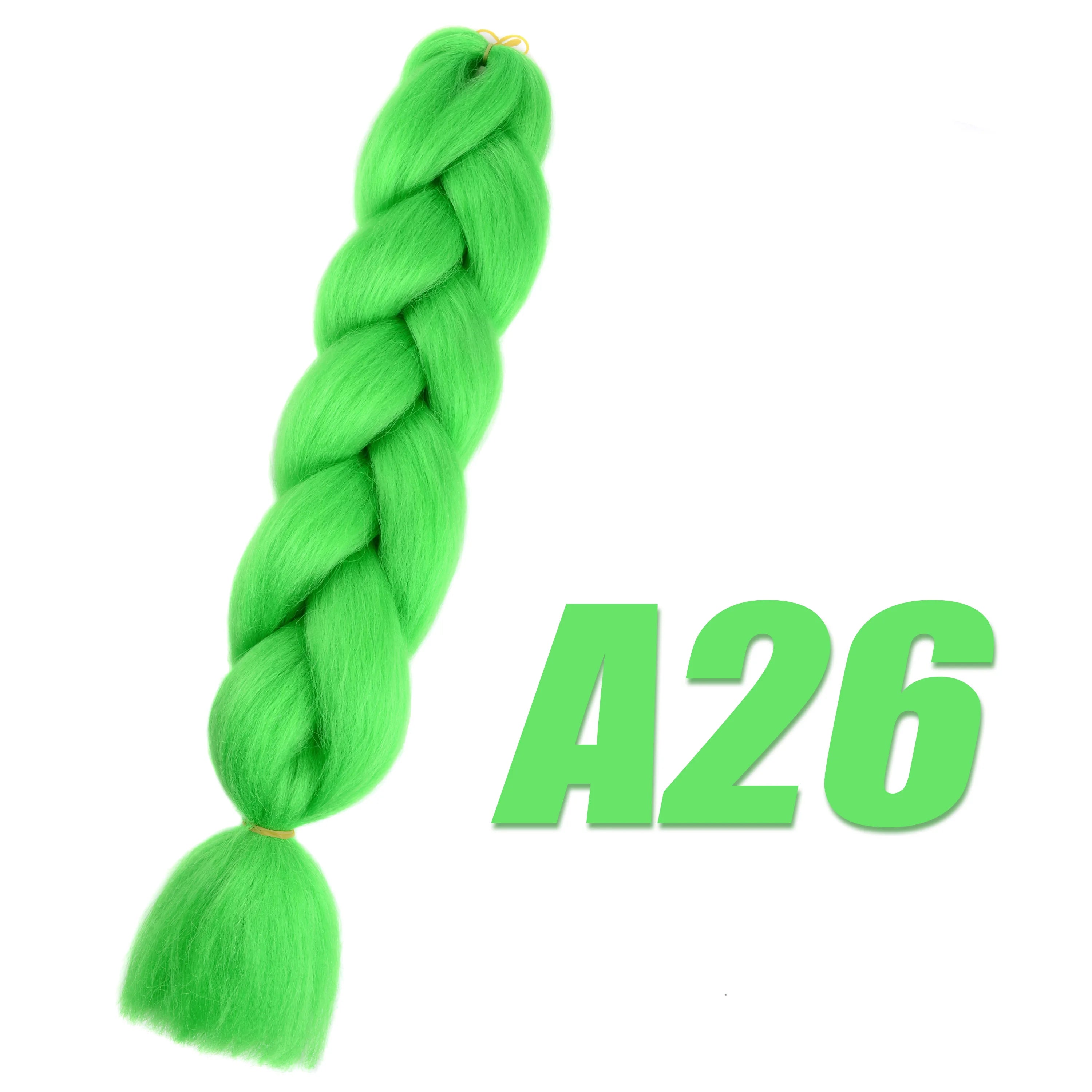 Synthetic Kanekalon Crochet Hair Braiding Hair Pre Stretched Curly Jumbo Braids Extensions Hair Accessories For Girls Braids