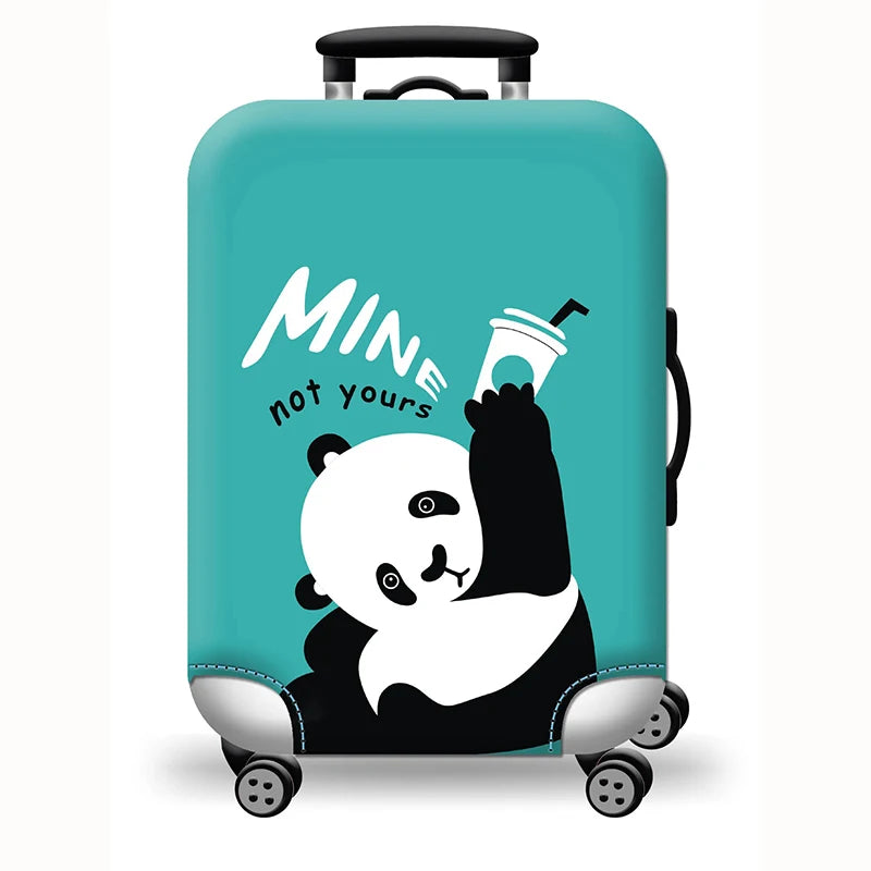 Hot Thick Elastic World Luggage Protective Cover Zipper Suit for 18-32 Inch Bag Suitcase Covers Trolley Cover Travel Accessories