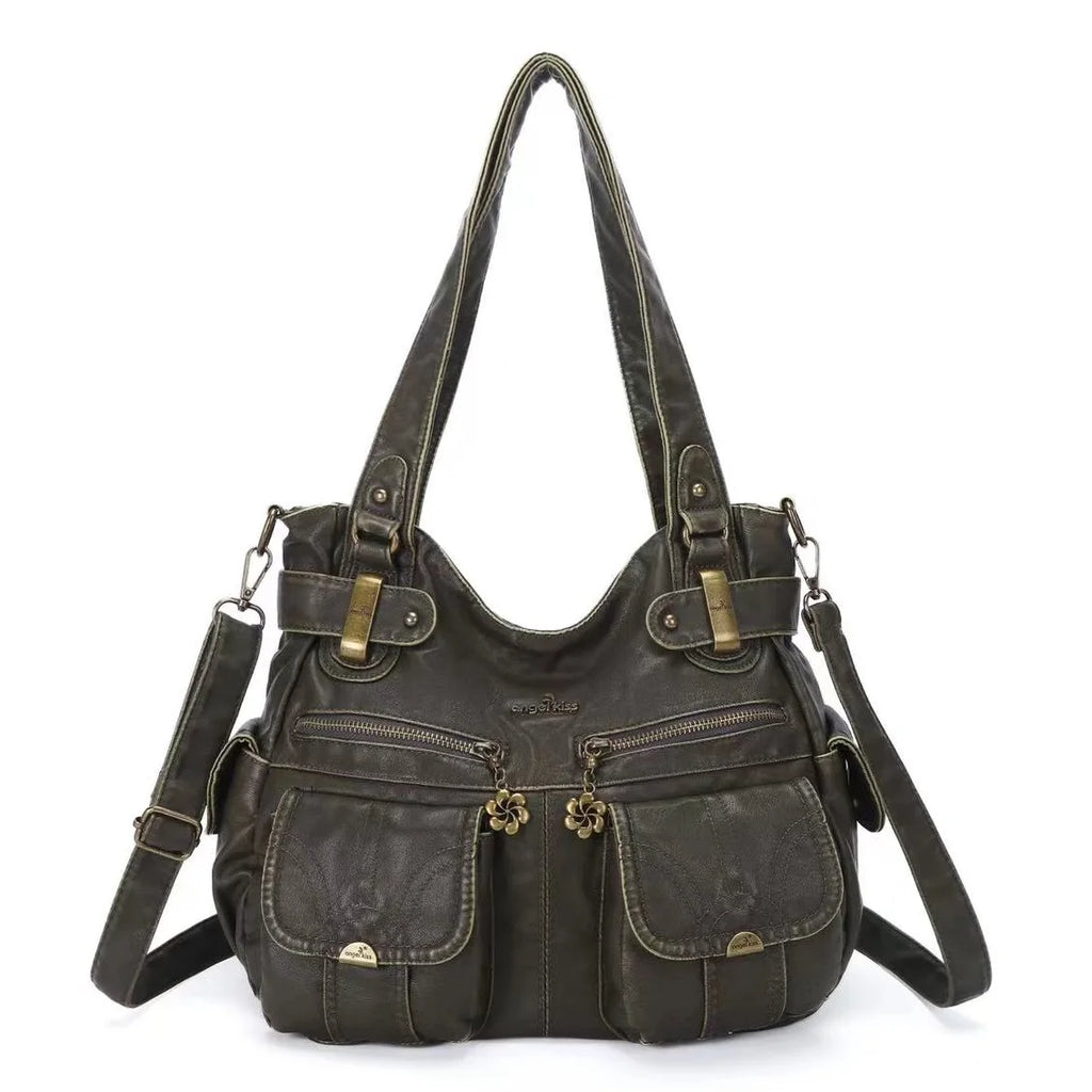 Women Handbags Top-handle Shoulder Bag Large Multifunctional Bag Washable PU 13”x17” Casual Bags Shopper Bags Large