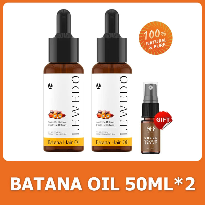 Lewedo Hair Growth Batana Oil Serum – Natural Repair & Fast Regrowth Essential Oil (Unisex)