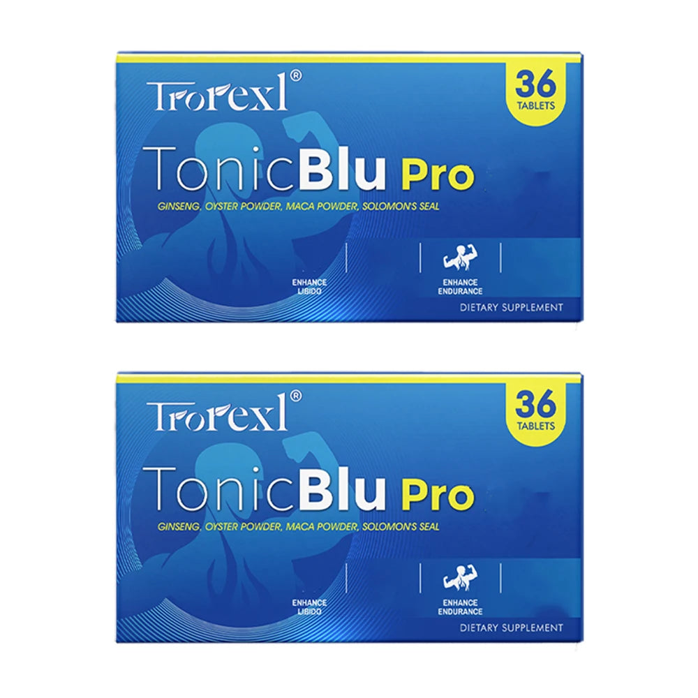 HABUMAMA Trorexl-TonicBlu Pro – High-Purity Blue Pills for Natural Male Endurance & Vitality (36 Count)