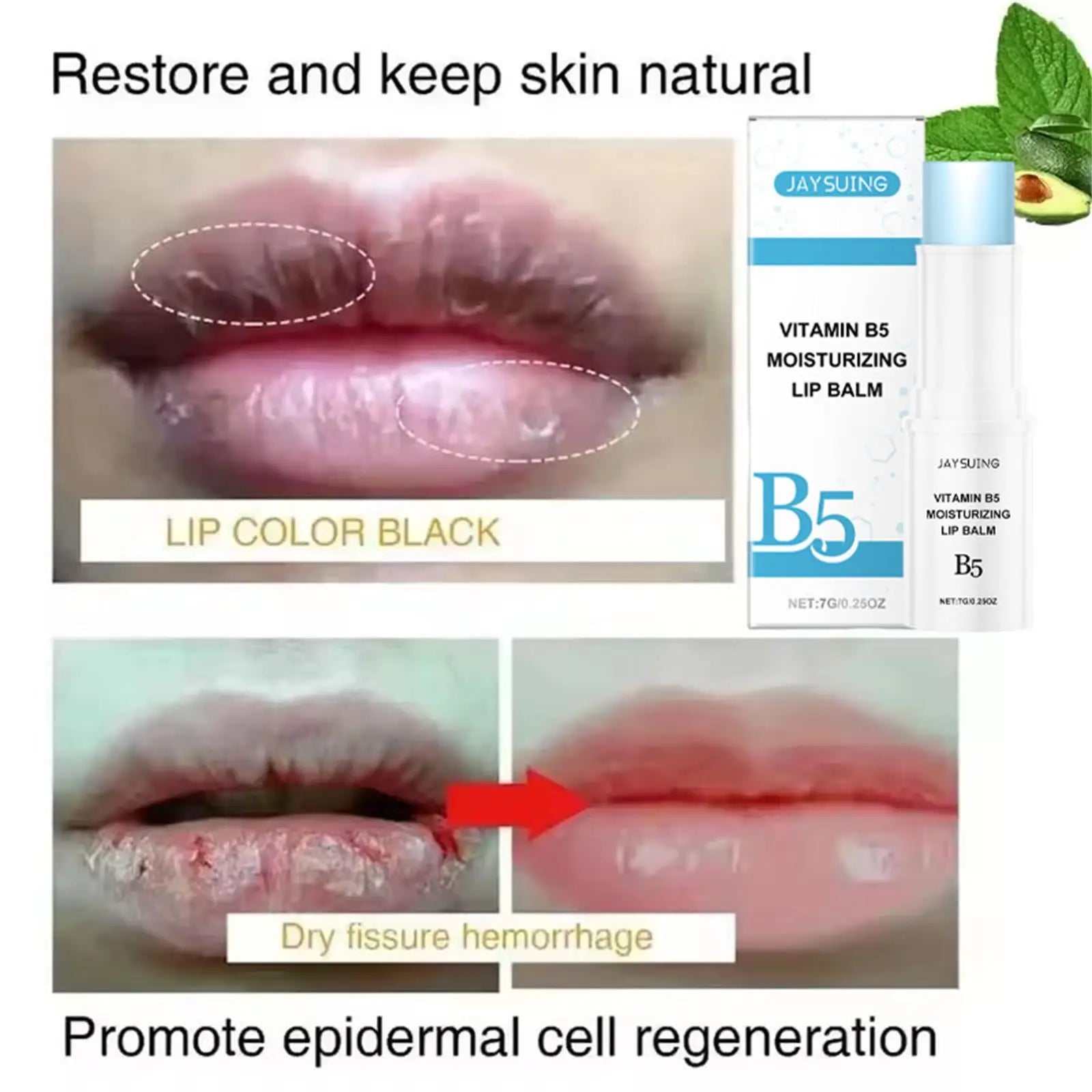 Remove Dark Lip Balm Fast Lightening Pink Lip Exfoliating Fade Lip Line Dead Skin Moisturizer Korean Care Products Beauty Health