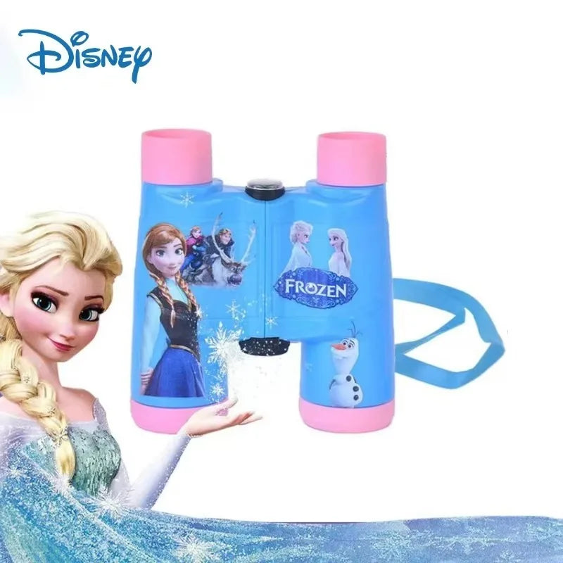 Disney Frozen Princess Elsa Telescope Kids Educational Learning Children Toys Cartoon Bird Watching Folding Telescope