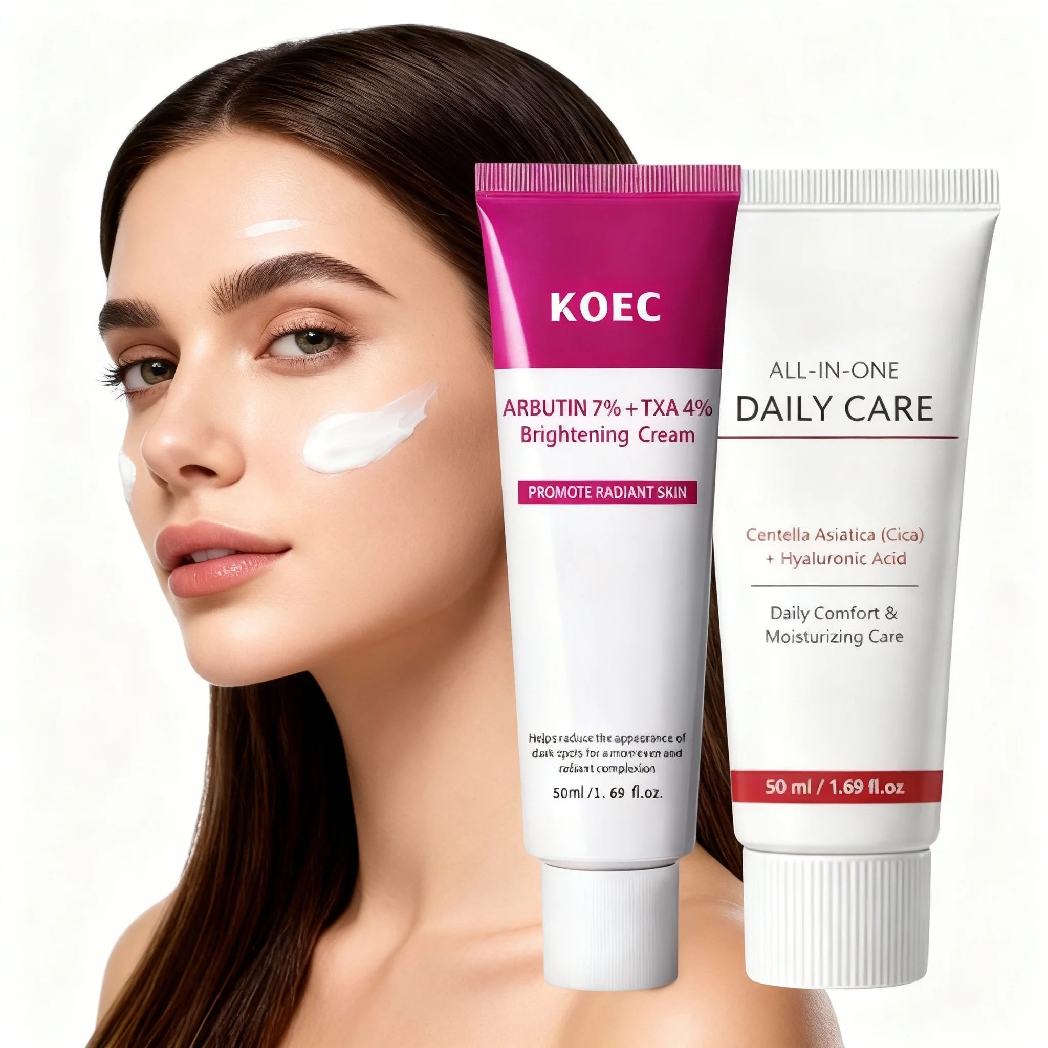 Facial Cream Centella Asiatica Advanced Fast-Absorbing & Nourishing, Hydrates,Moisturizing Brightening Cream Korean Skin Care