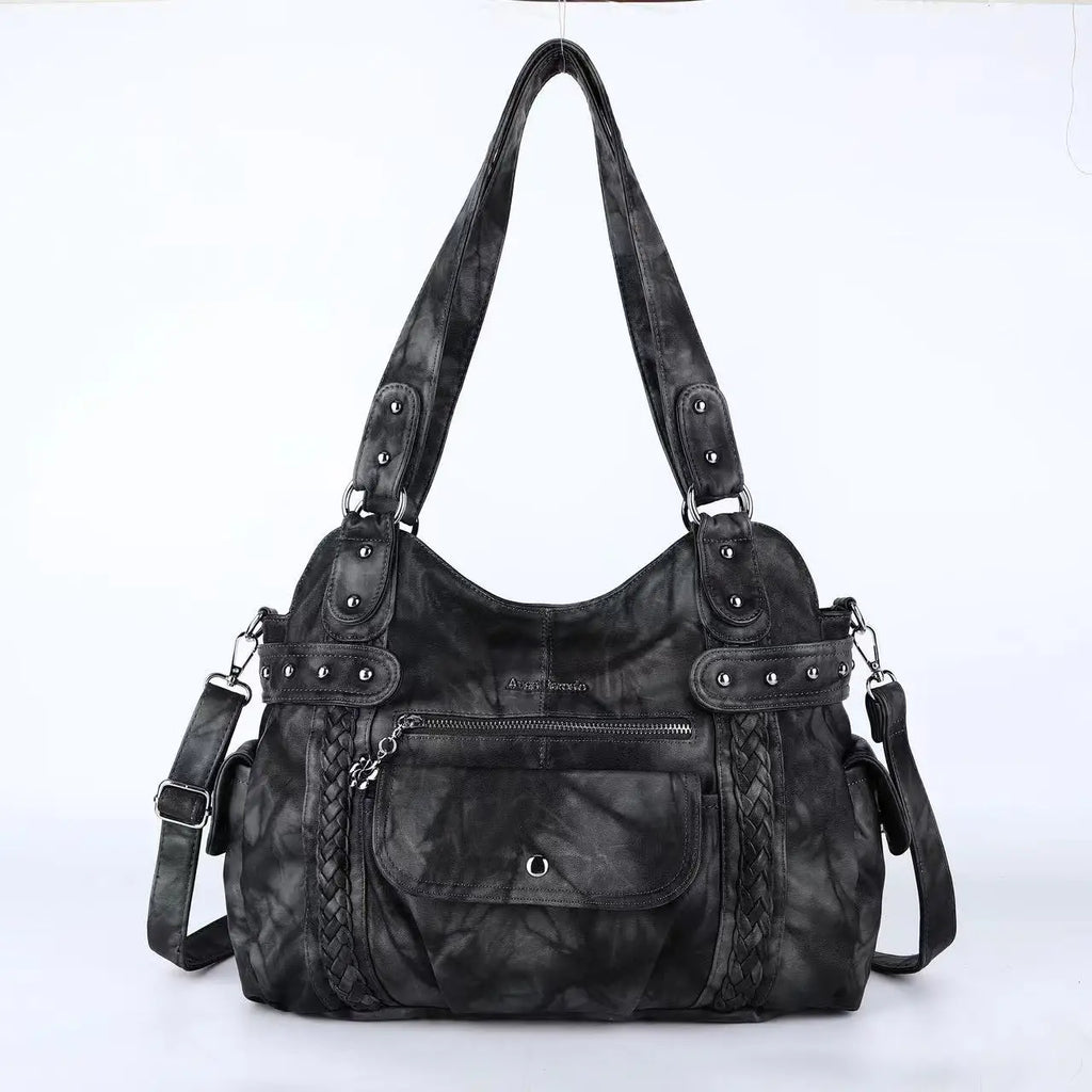 Bag Women Handbags Satchel Top-handle shoulder bag PU Crossbody Bag Dumpling Pack Multi-pockets Shoulder Bags Purse