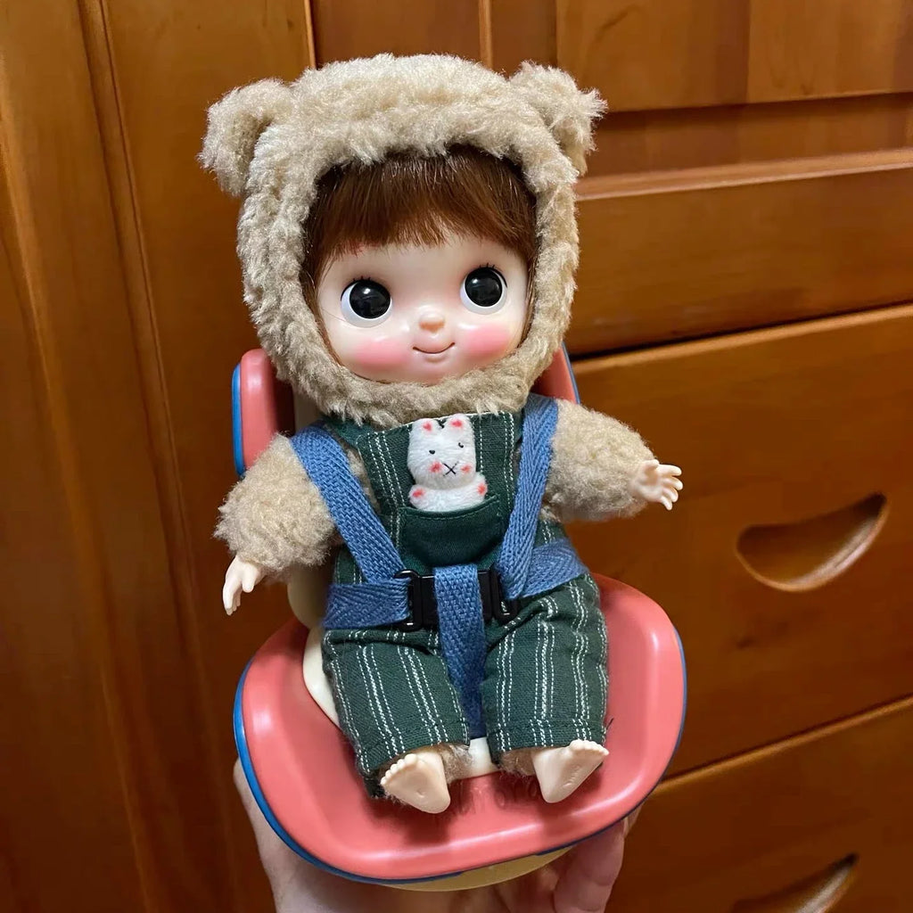 BJD Doll Safety Seat Chair for Car Figure Toy Miniature