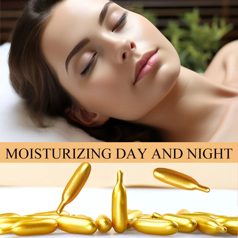 Vitamin E Serum Capsules, Single-Use Essence Capsules, Hydrating and Moisturizing Facial Skin, 90 Capsules/Bottle - 1 Bottle