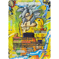 DIY Dragon Ball Super Saiyan Son Goku Refracted Flash Card