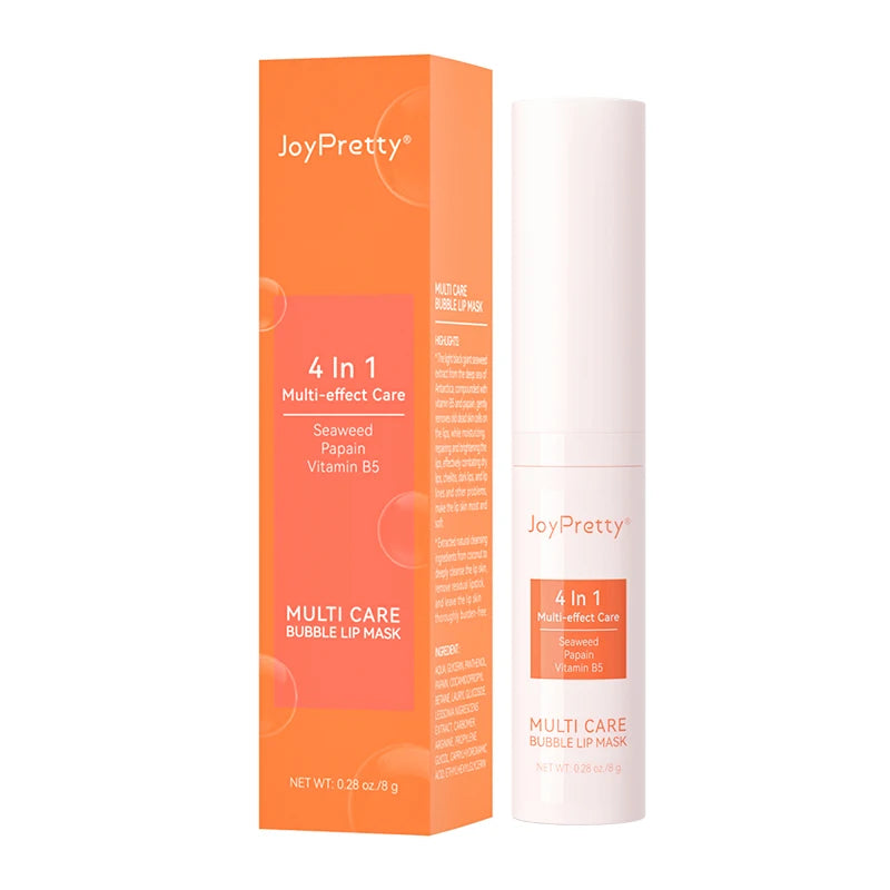 JoyPretty Bubble Lip Balm Lightening Dark Lip Mask Gloss Oil Makeup Exfoliating Clean Moisturizer Beauty Health Lip Care Product