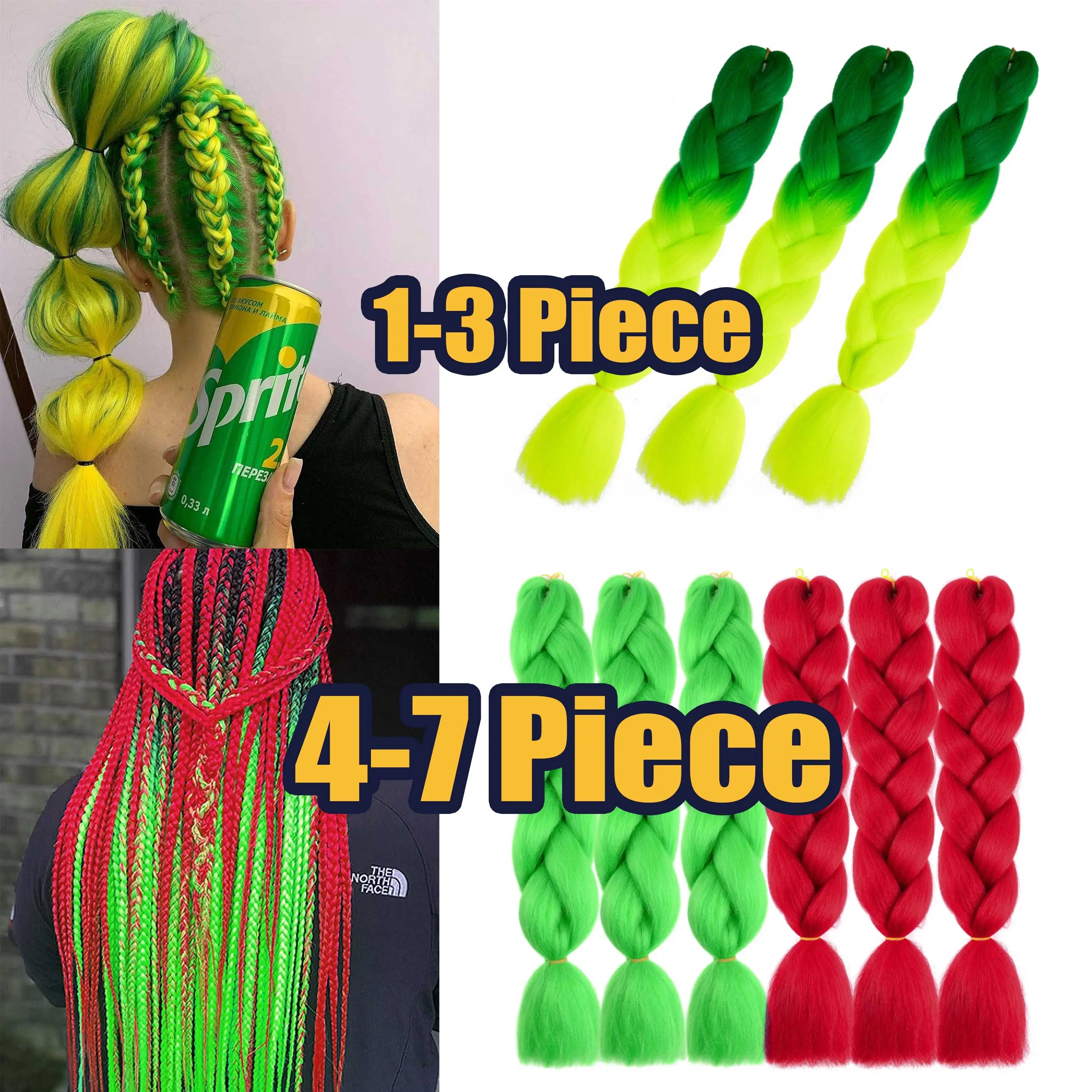 Synthetic Kanekalon Crochet Hair Braiding Hair Pre Stretched Curly Jumbo Braids Extensions Hair Accessories For Girls Braids