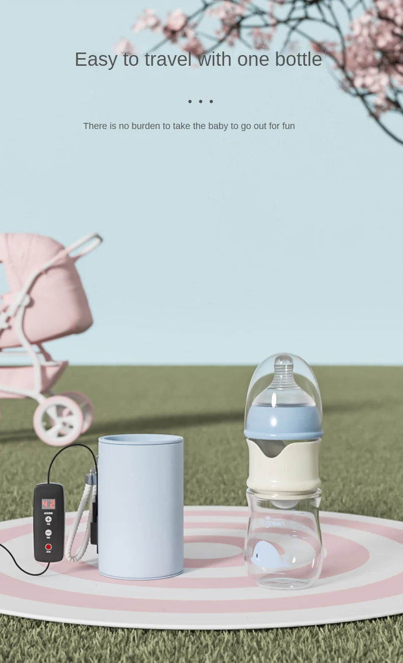 Dr. Green Smart Thermostat Baby Bottle Set (PPSU 150 mL + 240 mL) – Instant 5-Sec Mix, 24-Hr Temp Hold