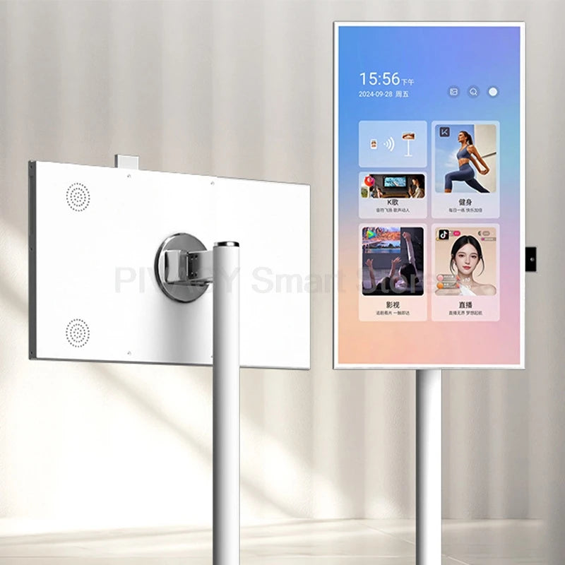 Popular 21.5 Inch Smart Display Touch Screen Android 12 Portable Smart Tv Indoor Conference Mobile Monitor for Gym Gaming Live