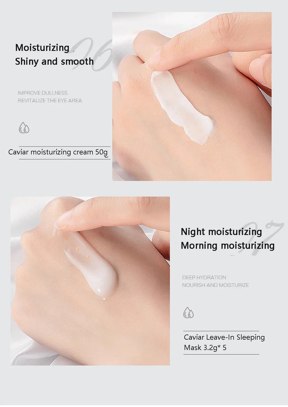 Facial Skin Care Set With Box Caviar Essence Face Serum 15pc Set Moisturizing Skincare Kit Beauty Health Korean Facial Skin Care