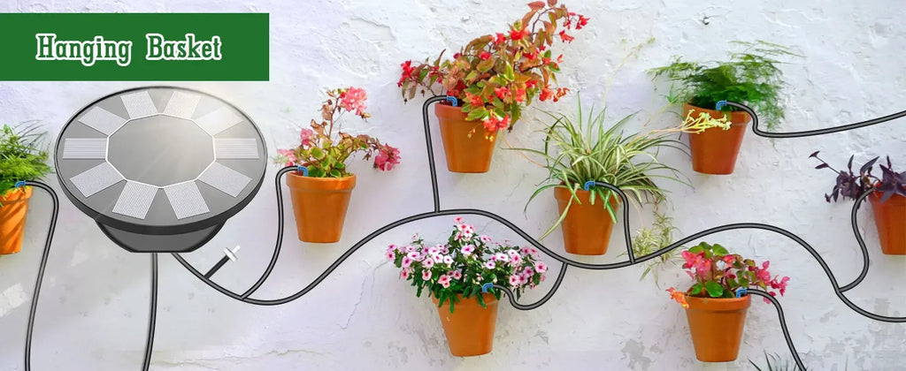 AISITIN Solar Automatic Drip Irrigation System Kit