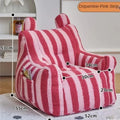 Single Sofa Chair Cartoon Seat Baby Sofa Children Sofa Funny Lazy Bean Bag Environmentally Friendly Thickened Portable Sofa Chai