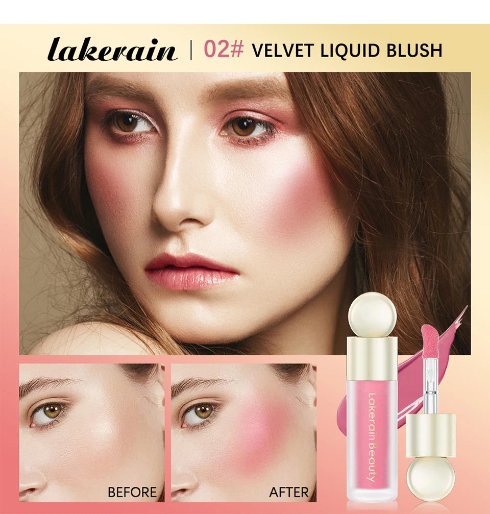 ibcccndc Velvet Liquid Blush — Natural-Looking Cheek Tint