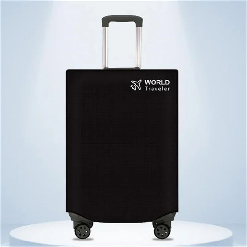 20/24/26/28/30inch Black Anti-scratch Luggage Protector Cover Non-woven Luggage Cover Dustproof Trolley Suitcase Wear-resistant